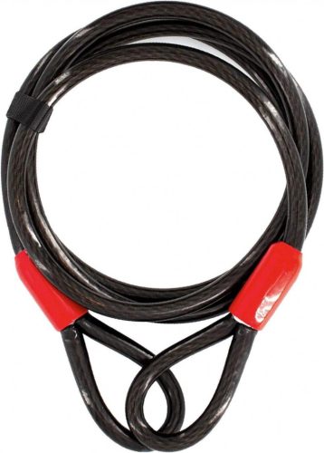 Antifurt bicicletă Everest Fitness cu cablu de oțel, 76 cm - Reambalat