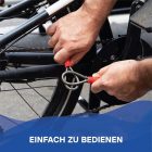 Antifurt bicicletă Everest Fitness cu cablu de oțel, 76 cm - Reambalat