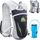 TRIWONDER Rucsac Alergare Ultralight 5.5L cu Rezervor Apă 2L - Gri