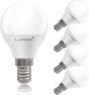 Bec Lumare LED 5W E14, alb cald, formă picătură, dispersie lumină 270°