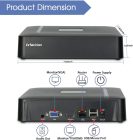 NVR de supraveghere video Evtevision cu 16 canale și rezoluție 4K, cu suport cloud P2P.
