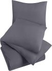 Set lenjerie de pat din microfibră Utopia Bedding, 3 piese, gri, 155 x 220 cm