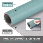 Protector birou Knodel impermeabil, cu două fețe, 60x35cm, verde/gri
