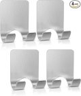Set suporturi de ras din inox impermeabil - 4 bucăți autoadezive, argintiu