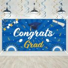 Banner Felicitări Gigant pentru Absolvire, Bacalaureat - Decor 182,5x90 cm