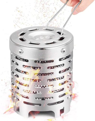 Încălzitor portabil de cort / sobă portabilă din oțel inoxidabil pentru camping