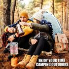 Încălzitor portabil de cort / sobă portabilă din oțel inoxidabil pentru camping