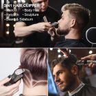 Aparat de tuns părul și barbă 3 în 1 profesional, rezistent la apă, pentru bărbați, Hatteker