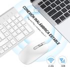 Set tastatură și mouse wireless, ultra-subțire, alb, de la Cimetech