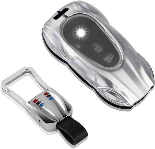 Husă Cheie Mercedes Clasa S C300 2021-2022 - Argintiu, Reambalat