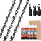 Set de 3 lanțuri de drujbă Einhell, compatibile Oregon, 35 cm, cu recul redus.