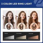 TikTok Ring Light 10" Lampă LED Circulară cu Stativ și Telecomandă