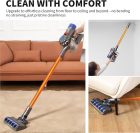 Tub telescopic auriu, 72 cm, cu eliberare rapidă, pentru aspiratoarele Dyson V7-V15.