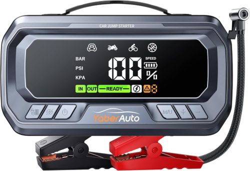 YaberAuto 26800mAh Demaror Auto Baterie - Powerbank Booster de Urgență 12V pentru Vehicule