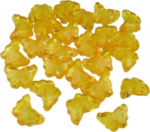 Aerzetix - Set de 20 de clipsuri de fixare decorative, din plastic galben